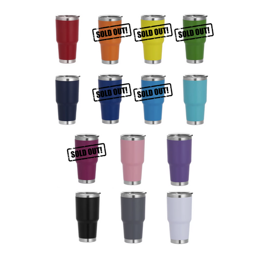 Stainless Steel Vaccuum Sealed 30 oz Tumbler Blanks